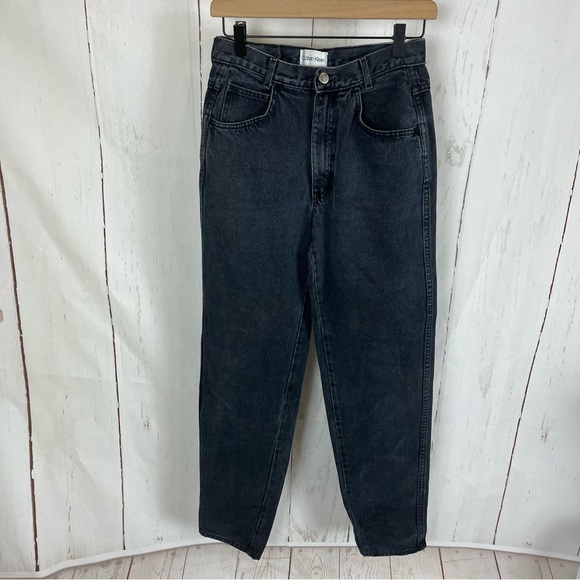 Vintage 90s Calvin Klein women’s jeans black size 8 - Picture 1 of 10